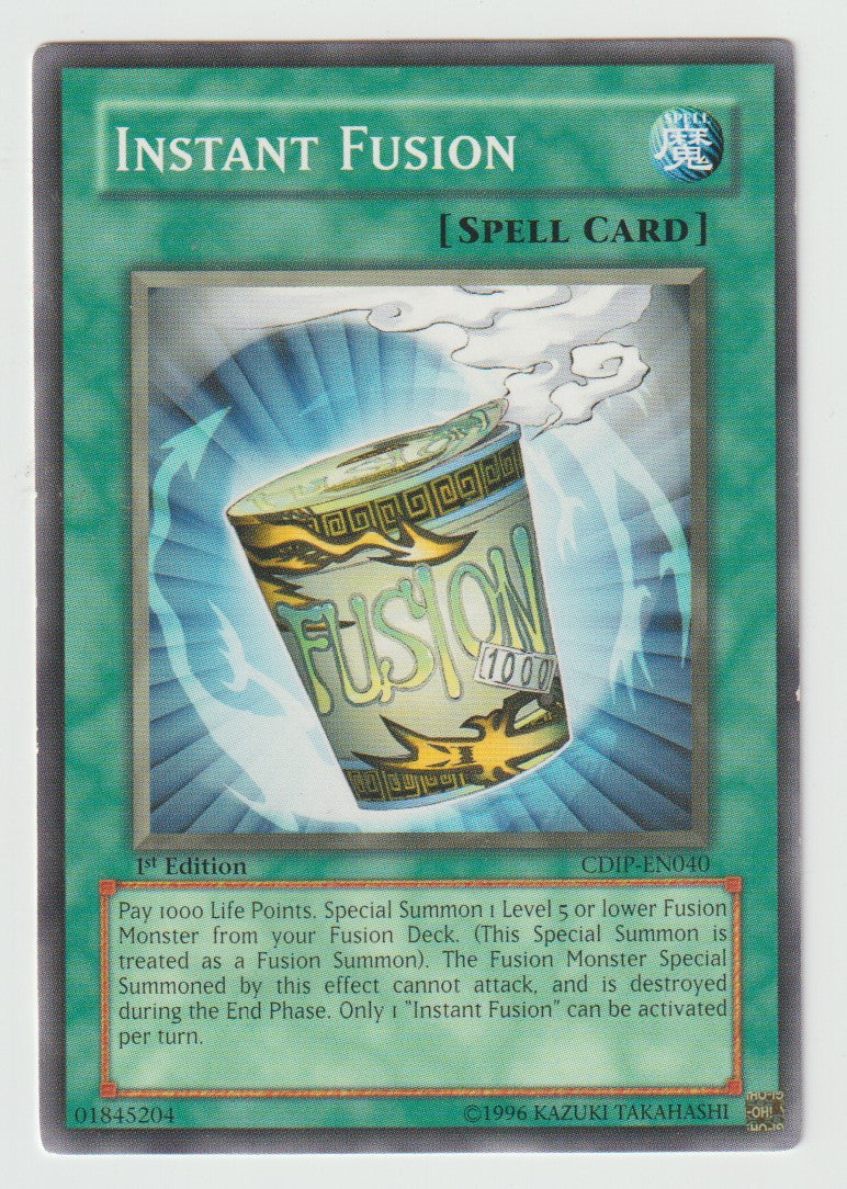 2006 Yu-Gi-Oh! Cyberdark Impact #CDIP-EN040 Instant Fusion