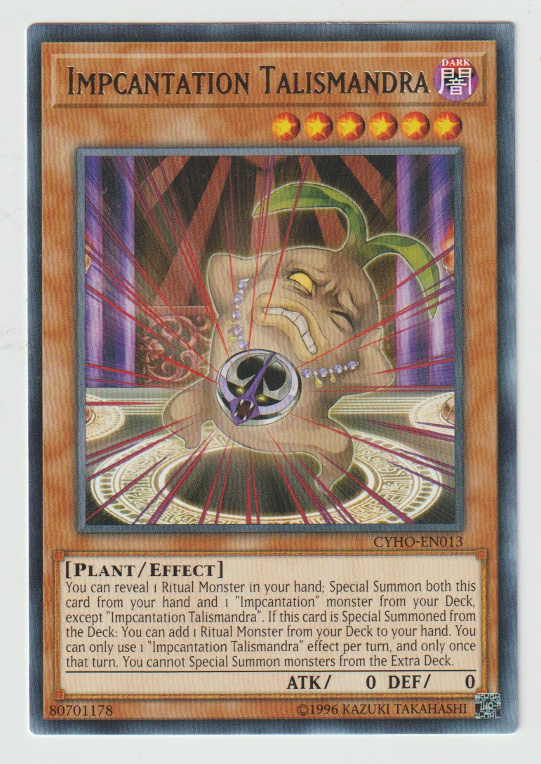 2018 Yu-Gi-Oh! Cybernetic Horizon #CYHO-EN013 Impcantation Talismandra