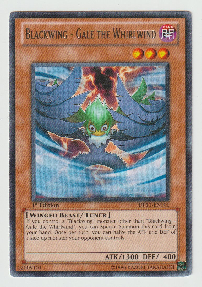 2011 Yu-Gi-Oh! Duelist Pack 11: Crow #DP11-EN001 Blackwing - Gale the Whirlwind