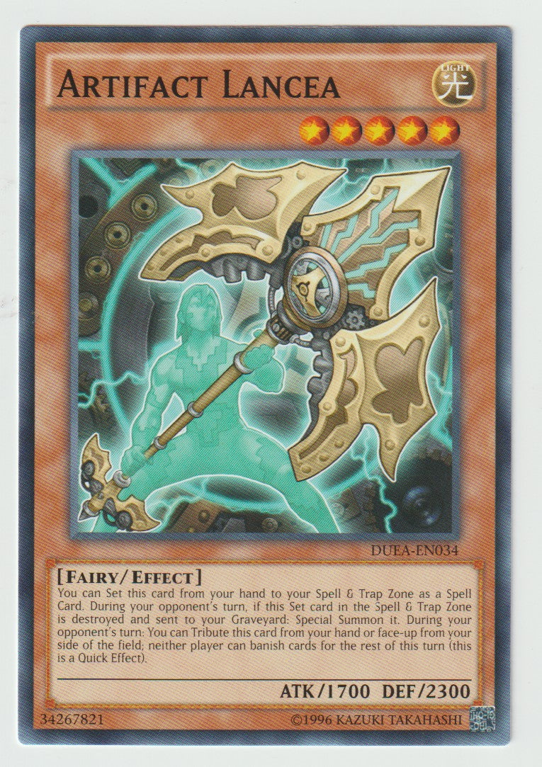 2014 Yu-Gi-Oh! Duelist Alliance #DUEA-EN034 Artifact Lancea