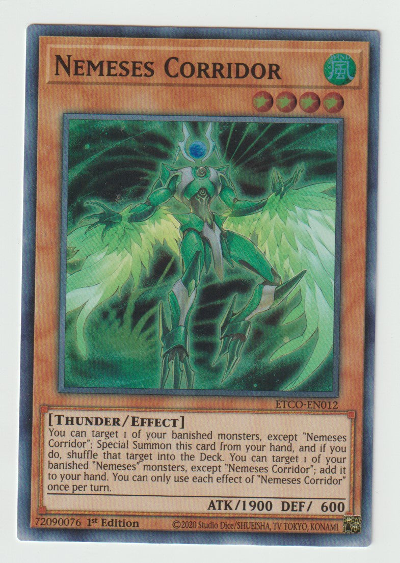 2020 Yu-Gi-Oh! Eternity Code 1st Ed. #ETCO-EN012 Nemeses Corridor