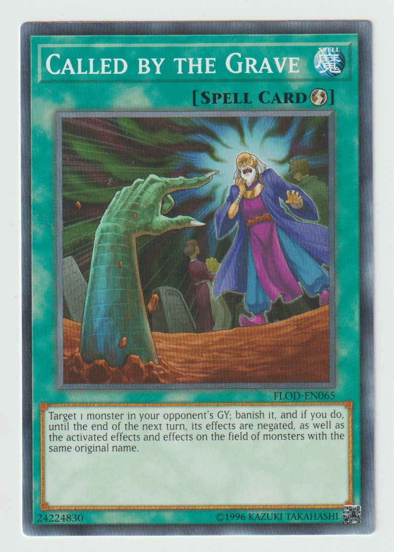 2018 Yu-Gi-Oh! Flames of Destruction #FLOD-EN065 Called by the Grave