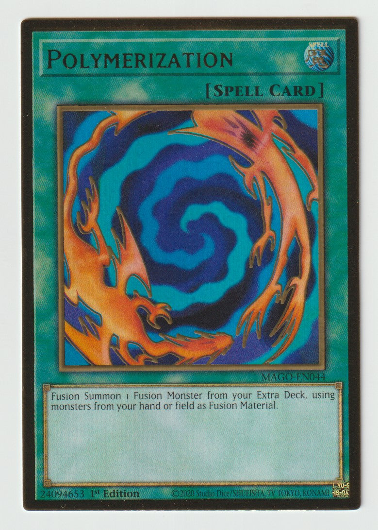 2020 Yu-Gi-Oh! Maximum Gold 1st Ed. #MAGO-EN044 Polymerization