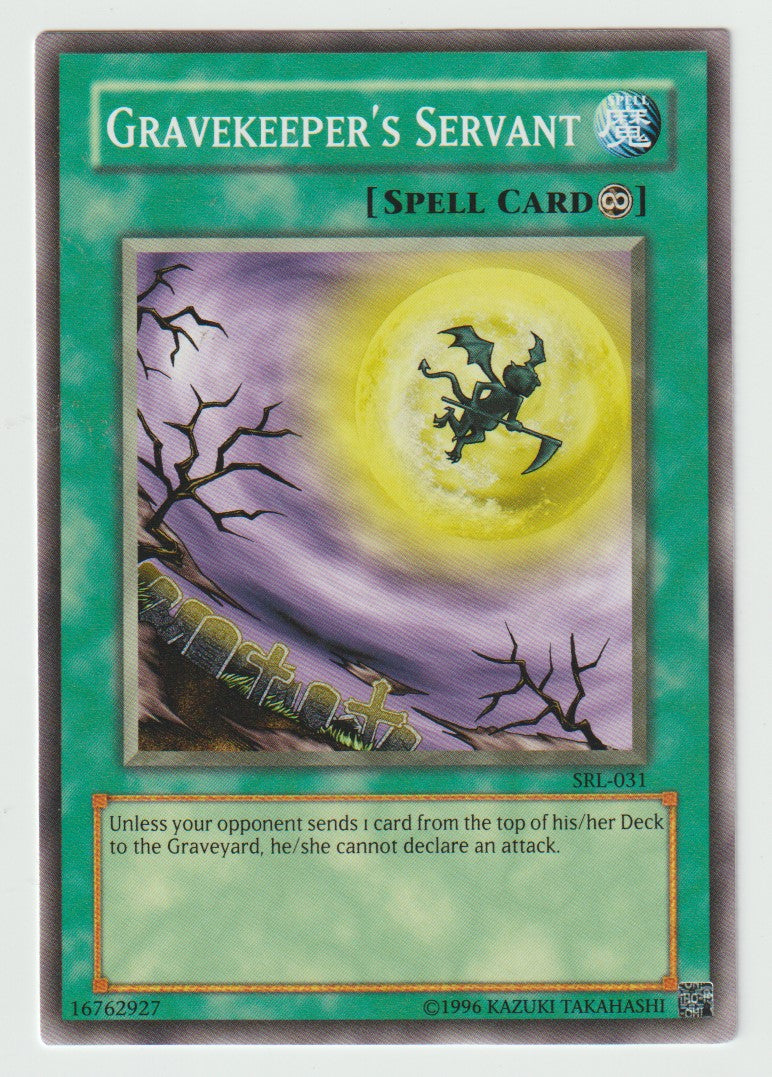 2002 Yu-Gi-Oh! Spell Ruler #SRL-031 Gravekeeper's Servant