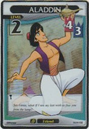 2007 Kingdom Hearts Base Set Level 2 #75/91 Aladdin