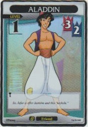 2007 Kingdom Hearts Base Set Level 1 #74/91 Aladdin