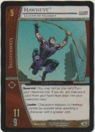 2005 The Avengers Unl. Reverse Holo Foil #MAV-094 Hawkeye, Leader by Example