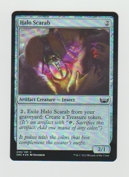 Streets of New Capenna Halo Scarab Foil