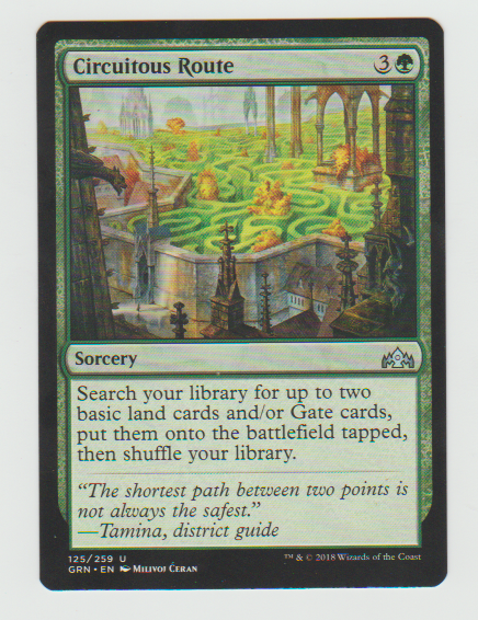 Guilds of Ravnica Circuitous Route