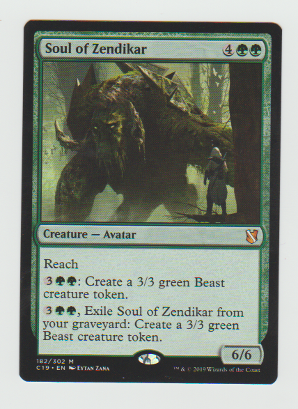 Commander 2019 Soul of Zendikar