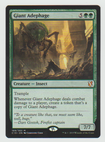 Commander 2019 Giant Adephage