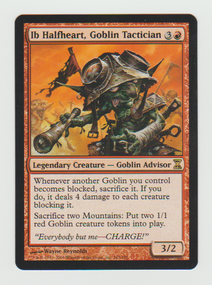 Time Spiral Ib Halfheart, Goblin Tactician