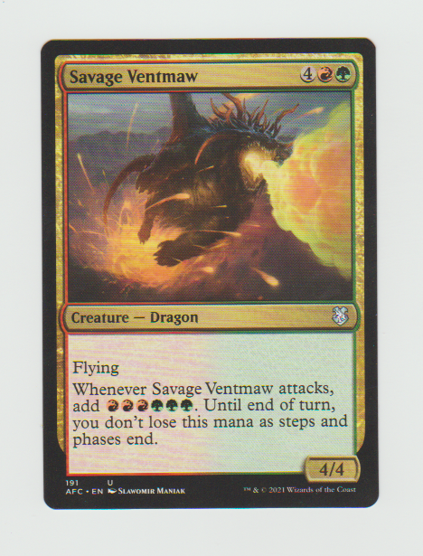 Adventures in the Forgotten Realms Commander Savage Ventmaw