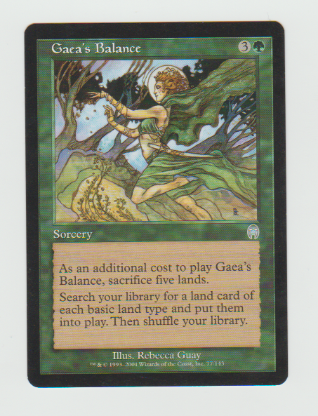Apocalypse Gaea's Balance