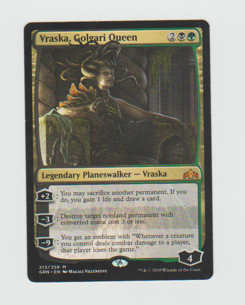 Guilds of Ravnica Vraska, Golgari Queen