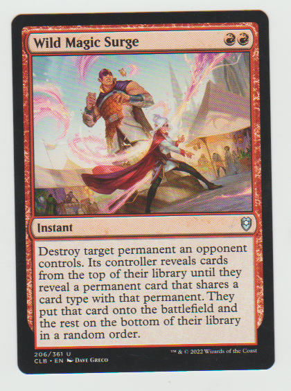 Commander Legends: Battle for Baldur's Gate Wild Magic Surge