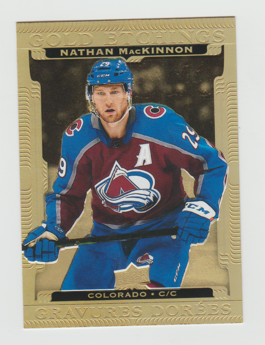 2022-23 Upper Deck Tim Hortons Gold Etchings #G-1 Nathan MacKinnon