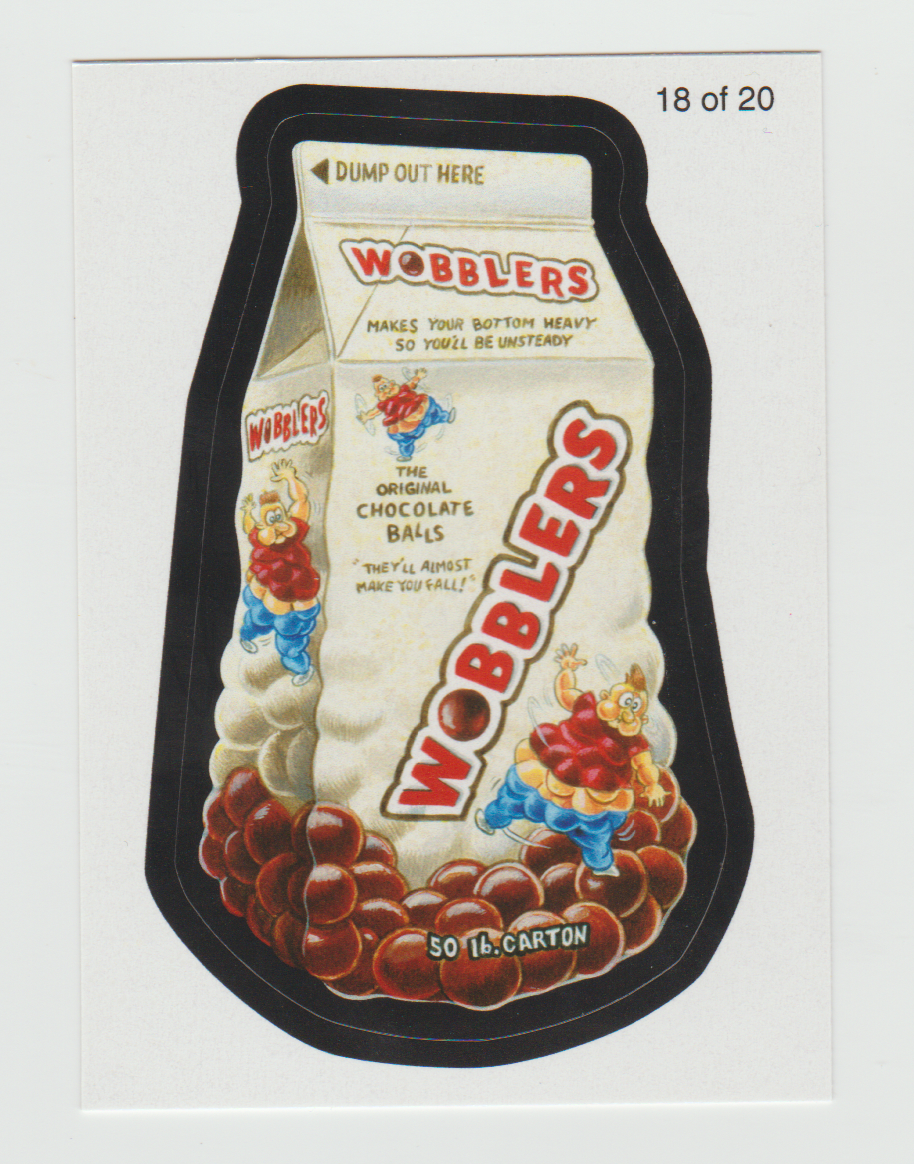 Wacky Packages Series 7 Wack-O-Mercials #18 Wobblers