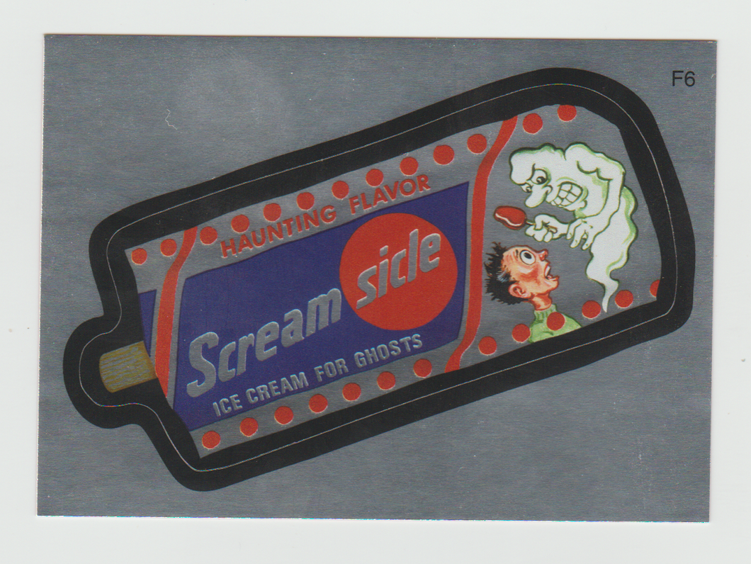 Wacky Packages Series 7 Classic Foil #F6 Scream Sicle