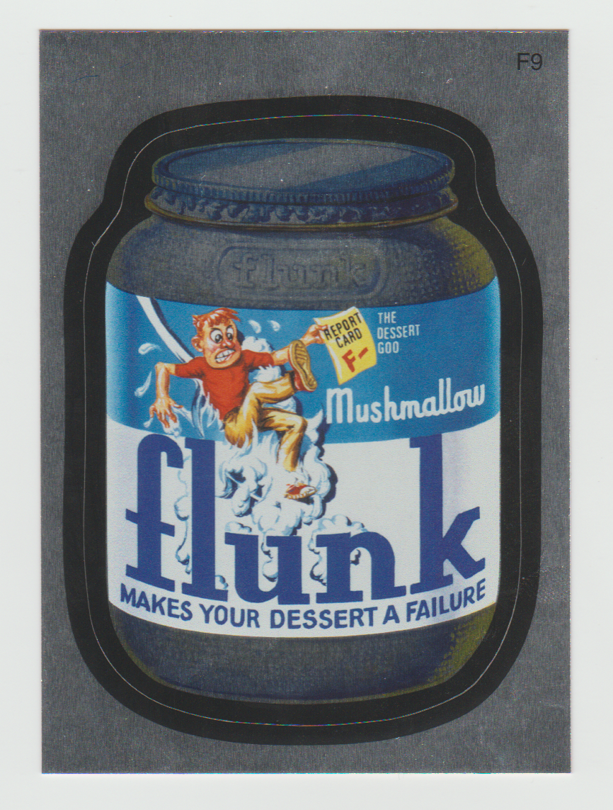 Wacky Packages Series 7 Classic Foil #F9 Flunk