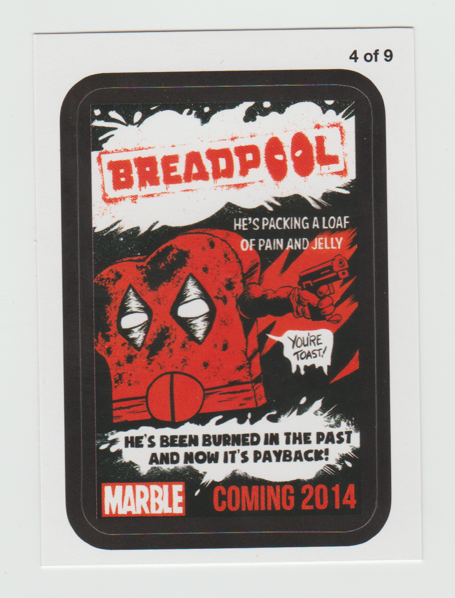 Wacky Packages Series 11 Coming Distractions #4 Breadpool