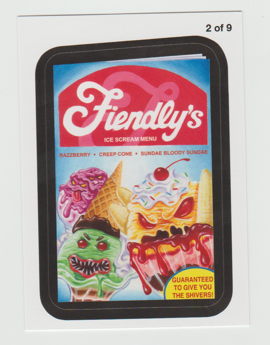 Wacky Packages Series 11 Rude Food #2 Fiendly's
