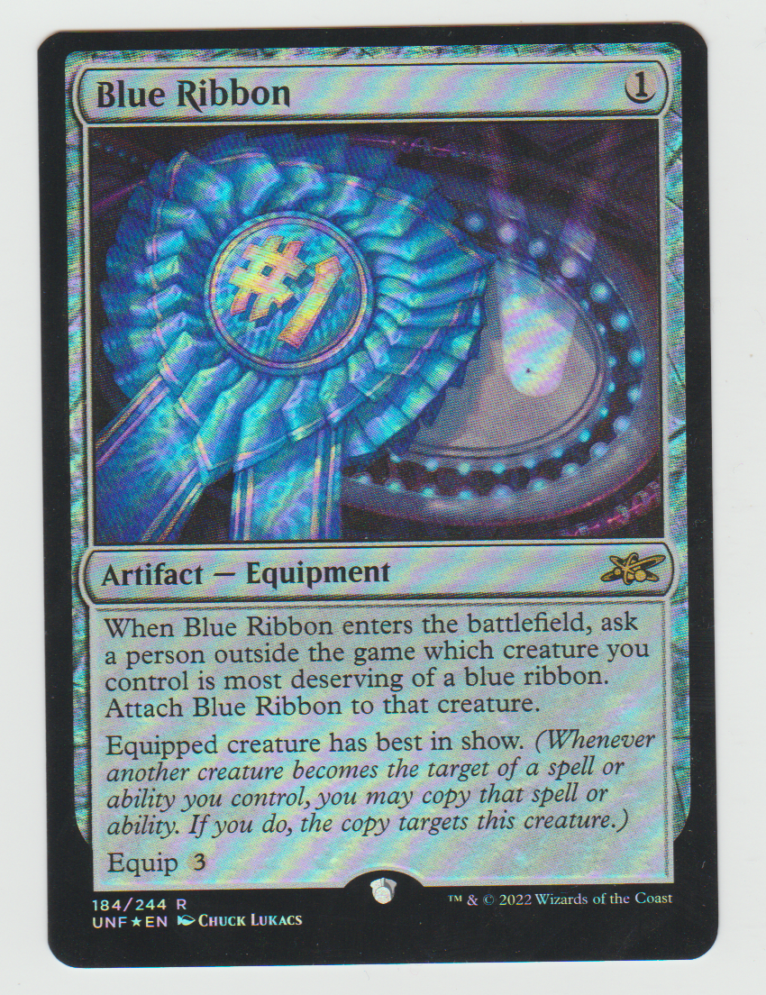 Unfinity Blue Ribbon Foil