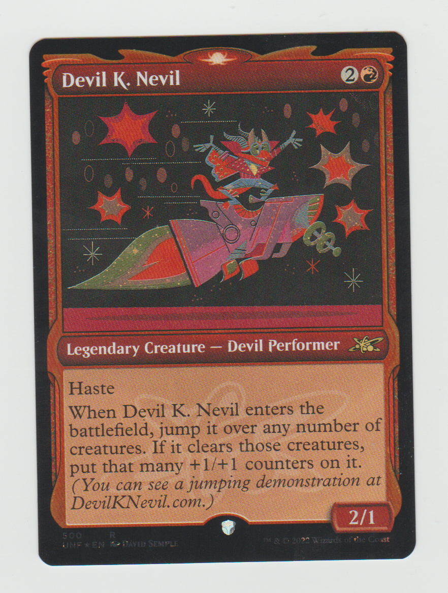 Unfinity Devil K. Nevil Showcase Galaxy Foil