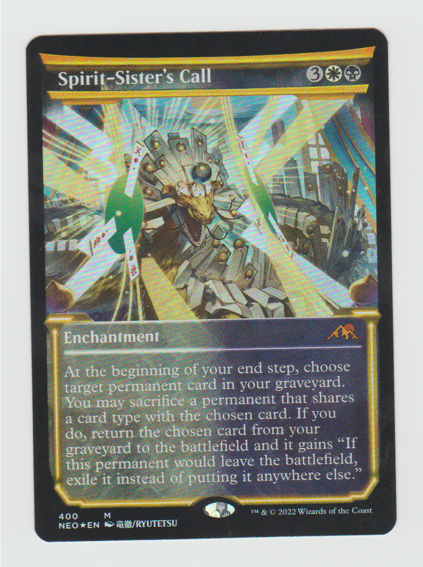 Kamigawa Neon Dynasty Spirit-Sister's Call Showcase Foil