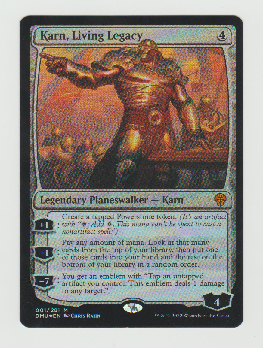 Dominaria United Karn, Living Legacy Foil