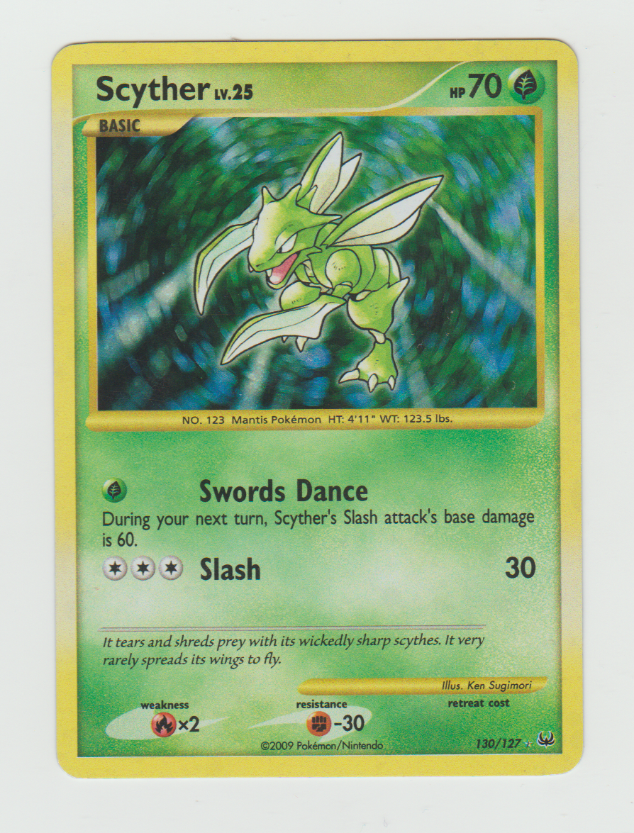 2009 Platinum #130/127 Scyther Foil