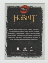Load image into Gallery viewer, 2014 The Hobbit An Unexpected Journey Character Biography #CB-04 Dwalin the Dwarf
