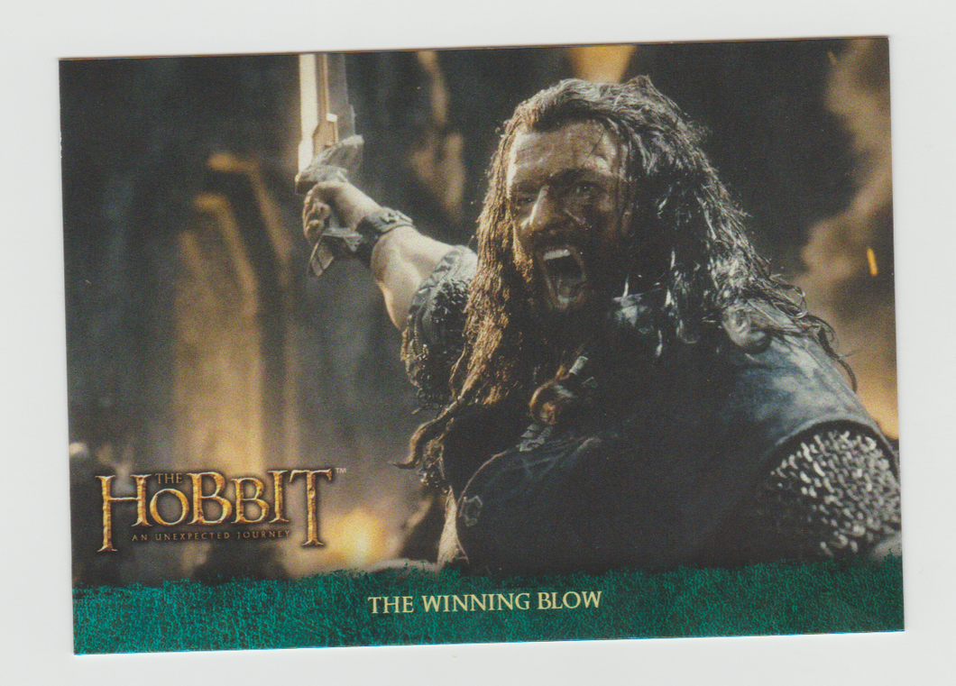 2014 The Hobbit An Unexpected Journey Lonely Mountain Flashbacks #P-17 The Winning Blow