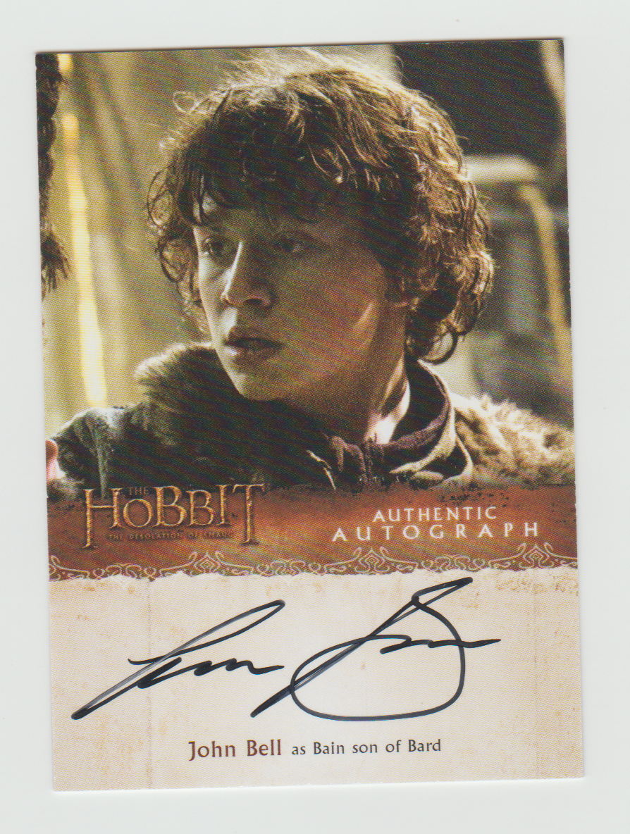 2015 The Hobbit The Desolation Of Smaug Autographs John Bell as Bain son of Bard
