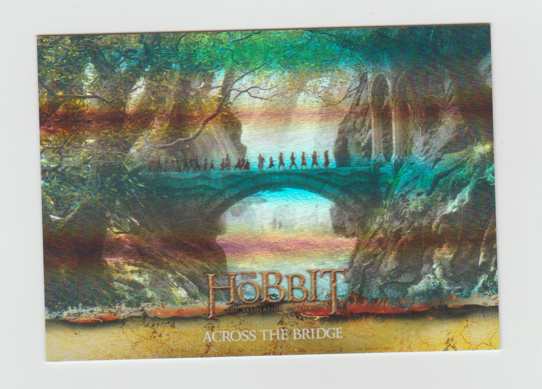 2015 The Hobbit The Desolation Of Smaug Base Foil #12 Across the Bridge