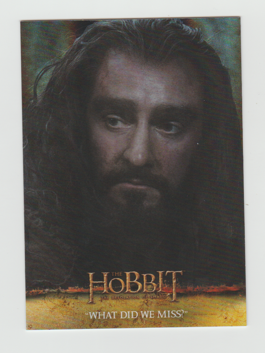 2015 The Hobbit The Desolation Of Smaug Base Foil #52 What Did We Miss
