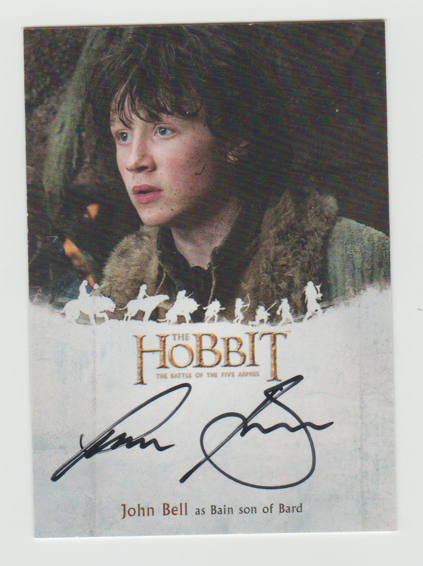 2016 The Hobbit The Battle Of The Five Armies Autographs John Bell as Bain son of Bard