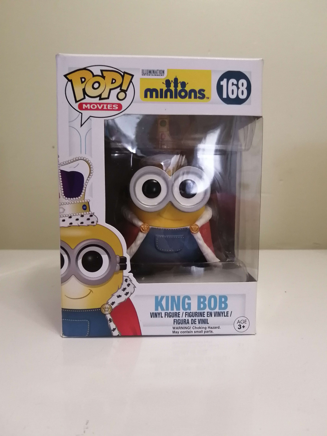 2015 Minions Pop Vinyl #168 King Bob