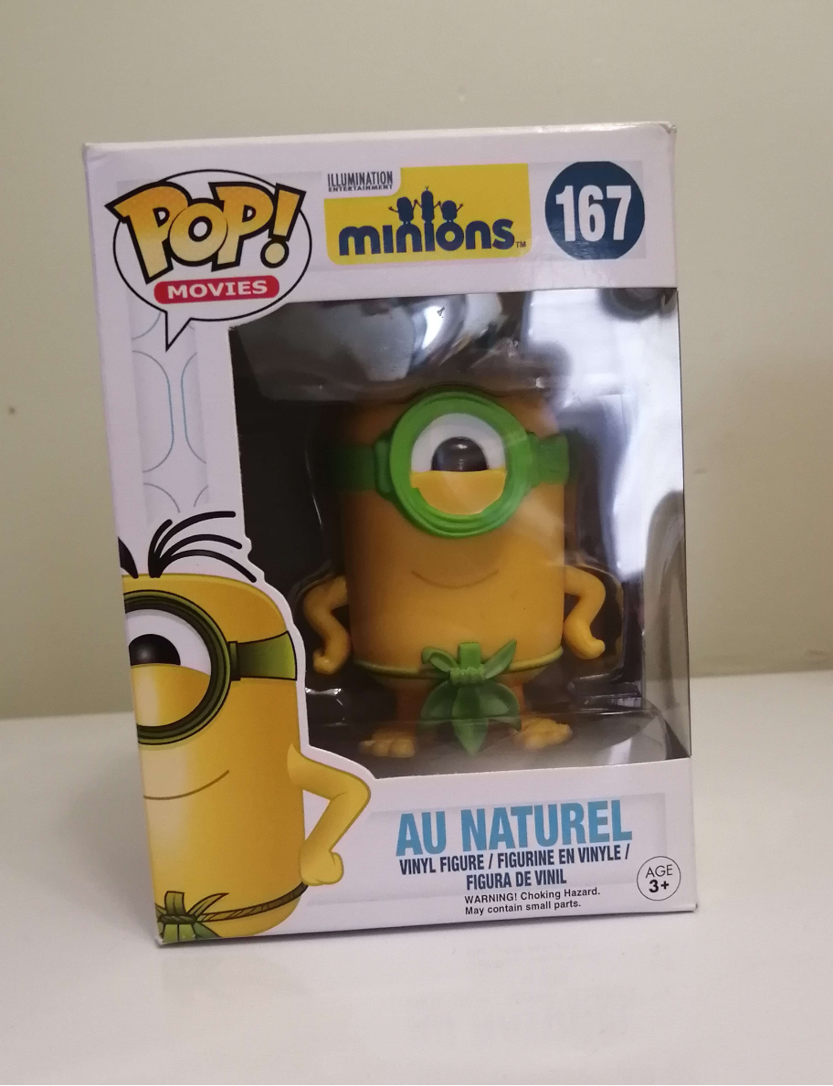 2015 Minions Pop Vinyl #167 Au Naturel