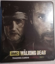 Load image into Gallery viewer, 2014 Walking Dead Season Three Part Two Binder with Base Set and Binder Card
