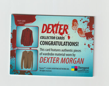 Load image into Gallery viewer, 2009 Dexter Memorabilia Case Incentive #DCI1 Dexter Morgan
