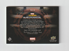 Load image into Gallery viewer, 2013 Thor Ragnarok Star of Sakaar Autograph #SS-2 Rachel House as Topaz
