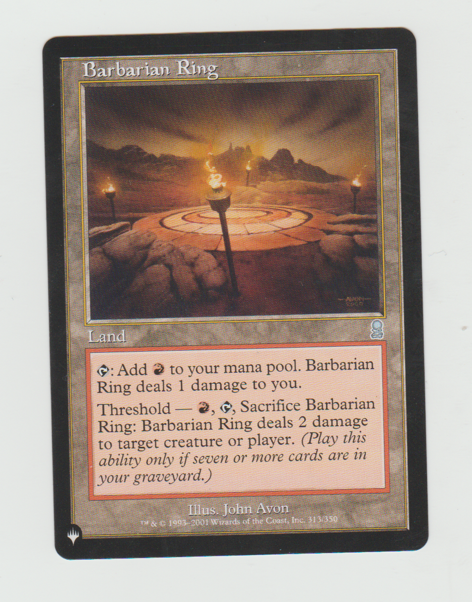 The List Barbarian Ring