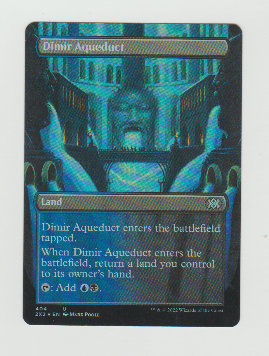Double Masters 2022 Dimir Aqueduct Alt Art Foil