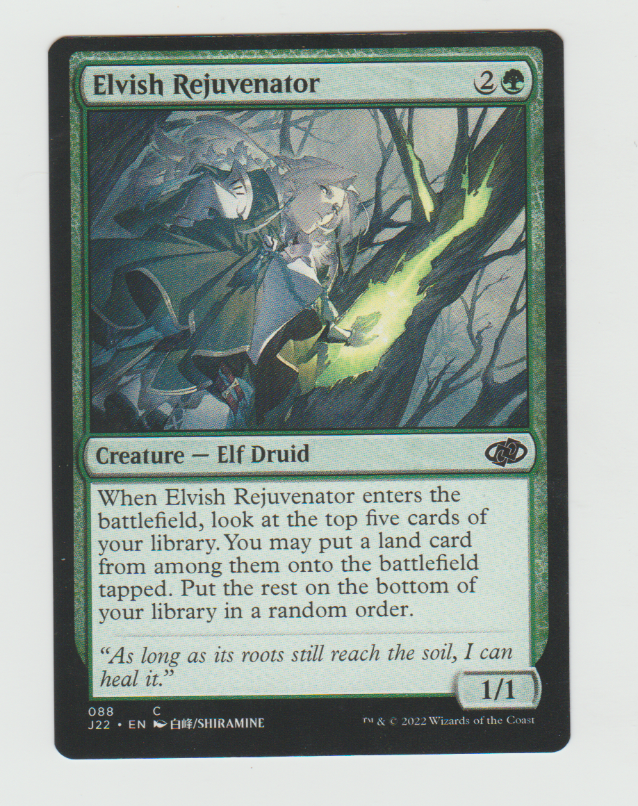 Jumpstart 2022 Elvish Rejuvenator